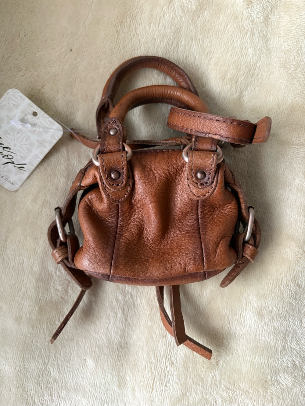 We The Free Micro Emerson Mini Bag🔥Saddle• New with tags! - Picture 13 of 15